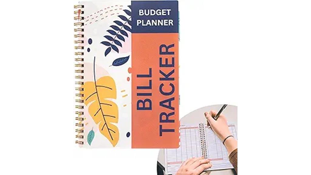 spiral bound bill organizer