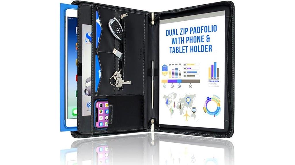 stylio zipper notebook organizer