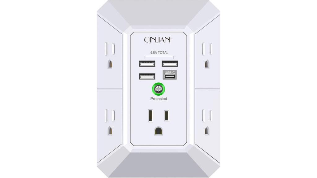 surge protector with usb