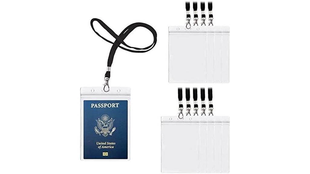 ten 4x6 passport holders