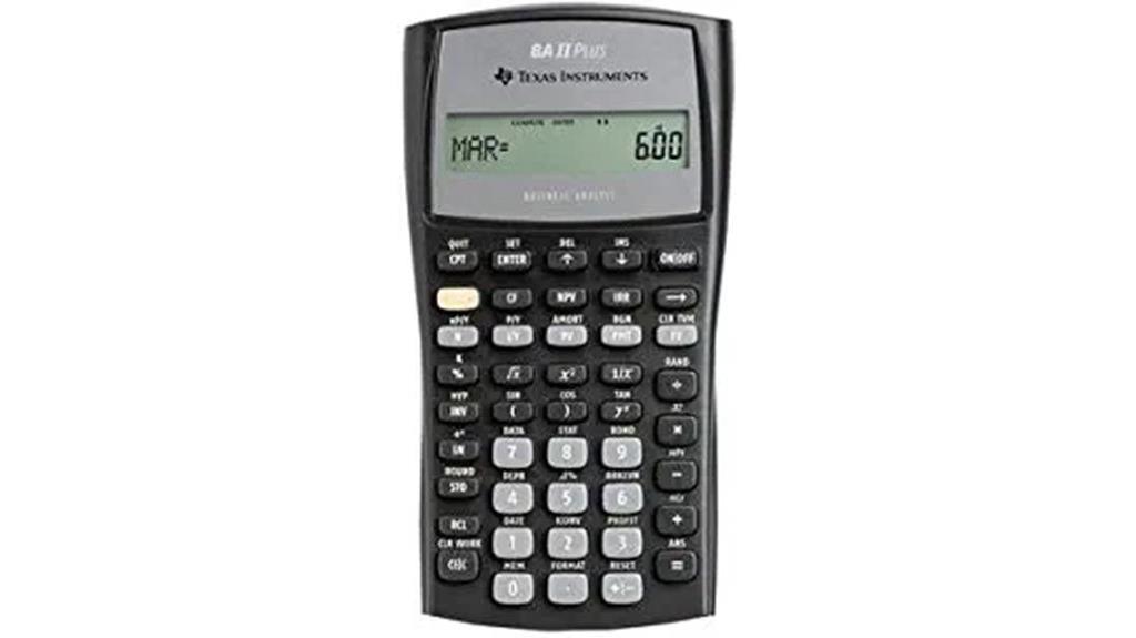 texas instruments financial calculator