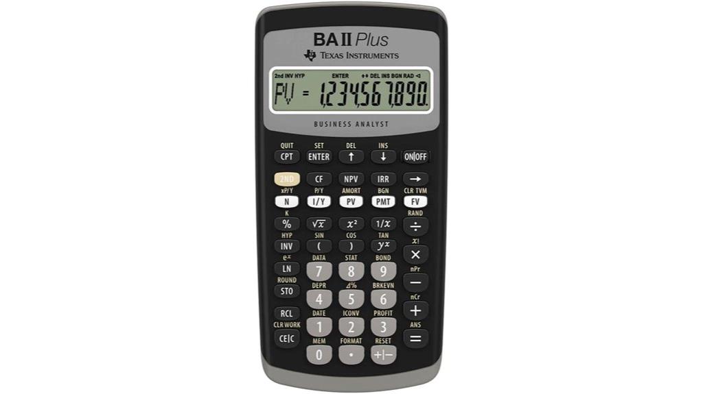 texas instruments financial calculator