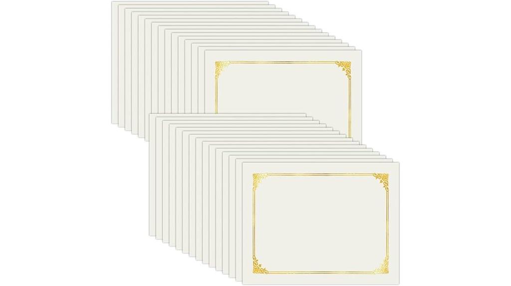 thirty pack certificate holders