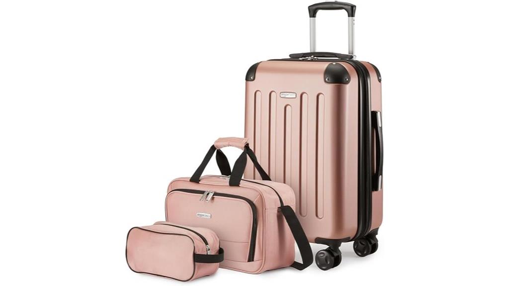 three piece travel luggage set