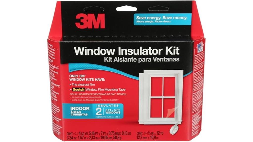 three window insulation kit