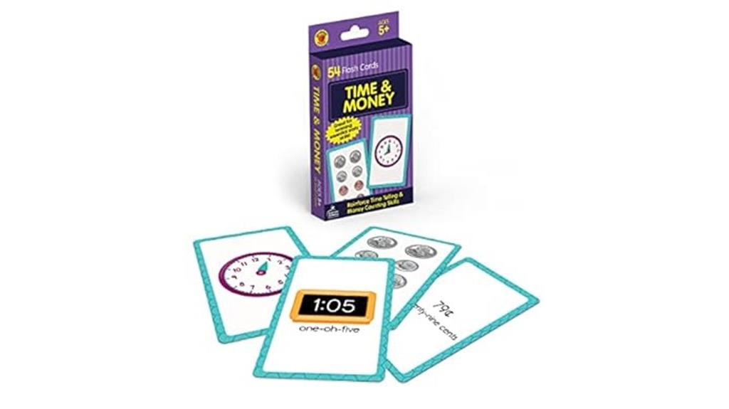 time and money flashcards