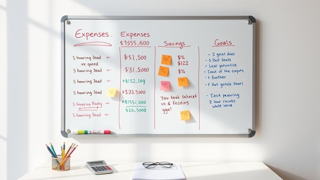 top 15 home budget whiteboards