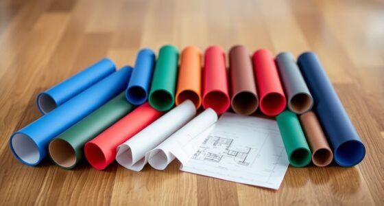 top blueprint storage tubes