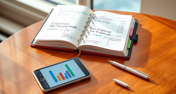 top daily expense log books