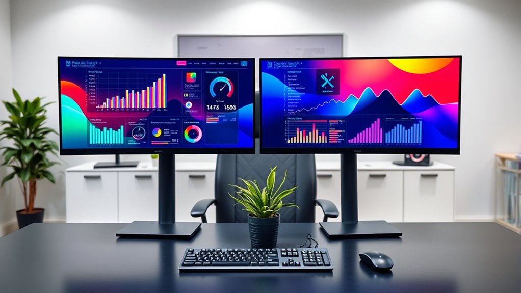 top dual monitor setups