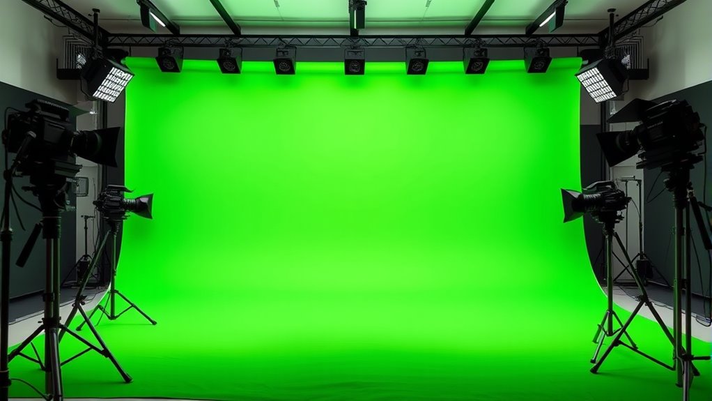 top green screen backdrops