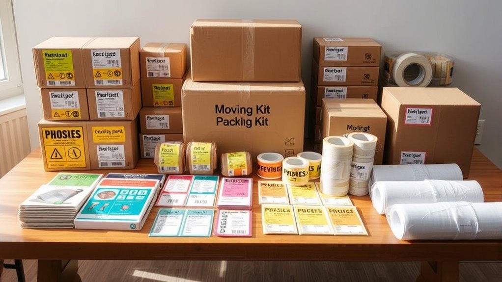 top moving labels and kits