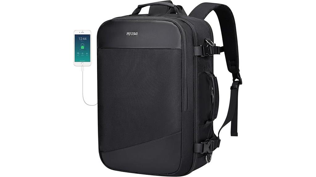 travel backpack with usb