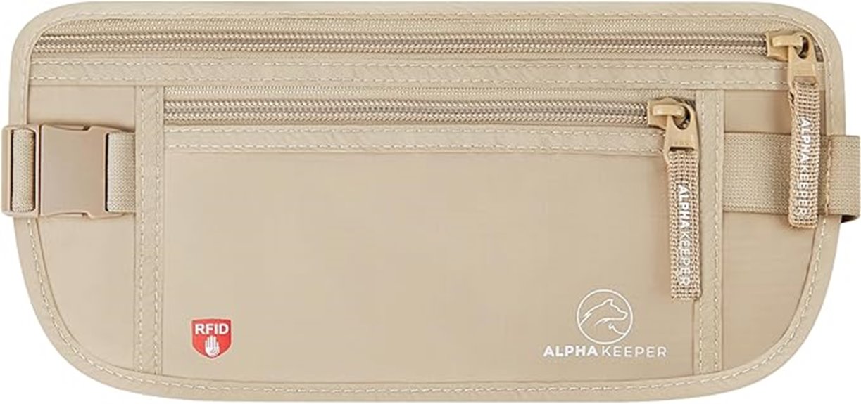 travel waist money belt