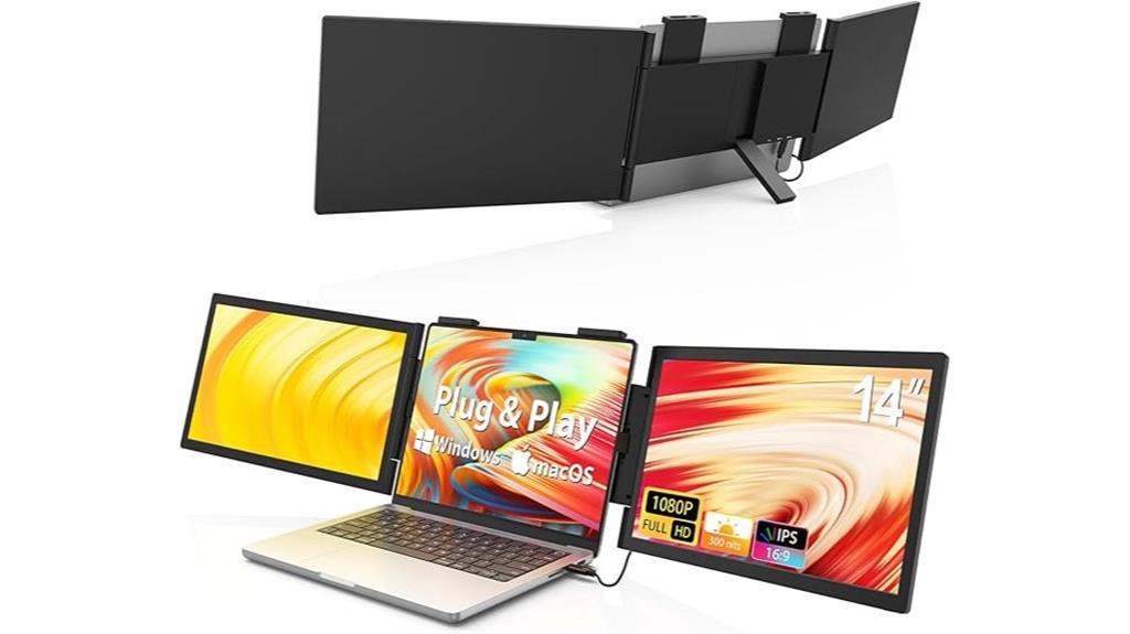 triple laptop screen extender