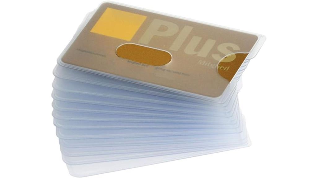 twelve valonic card sleeves