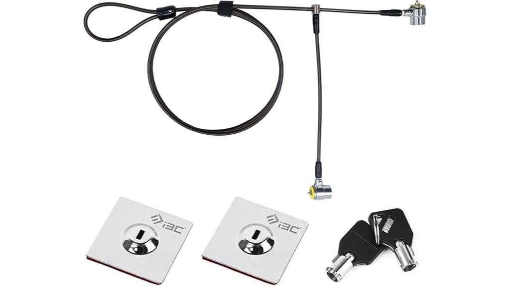 twin head laptop lock