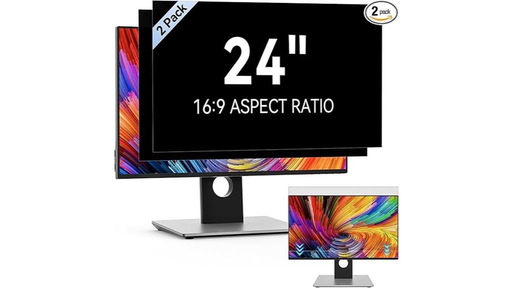 two pack 24 inch privacy screens