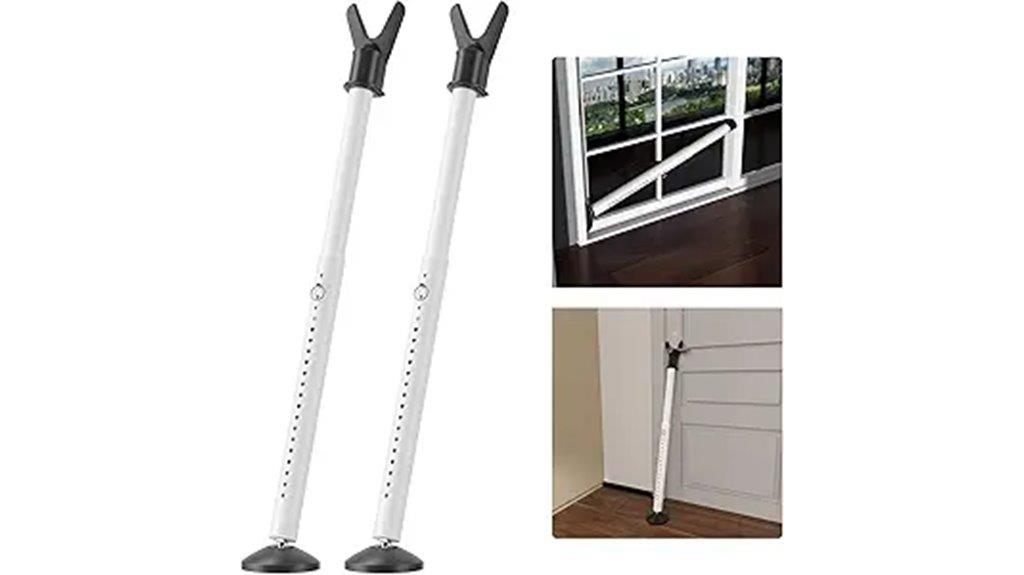 two pack door security bars