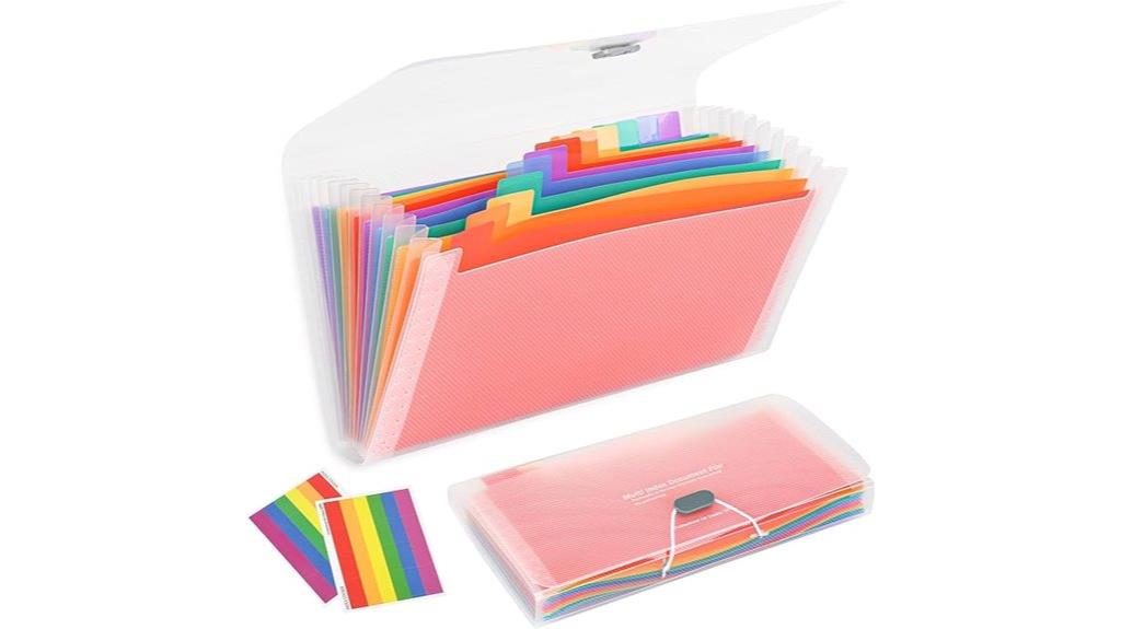 two piece multi pocket folders