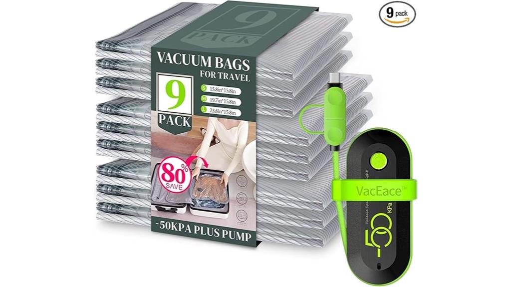 vacuum storage bags set