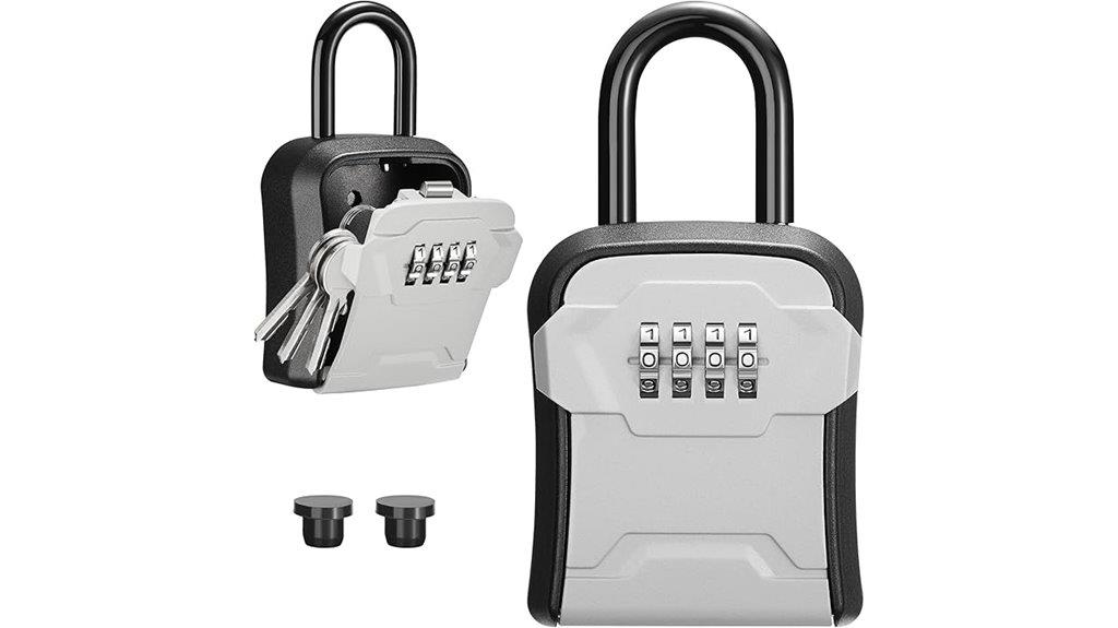 wall mounted portable lockbox