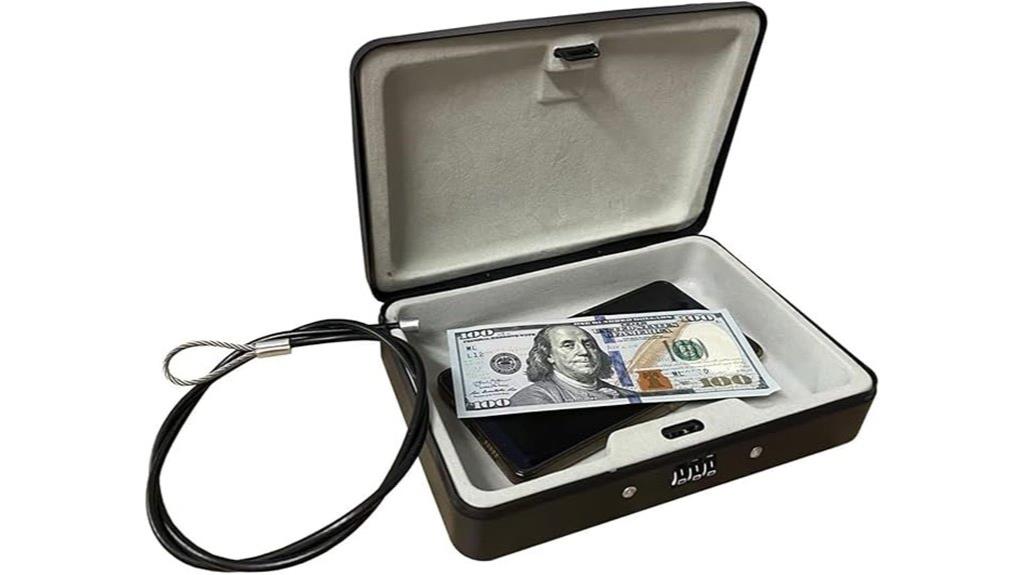 waterproof fire resistant lock box