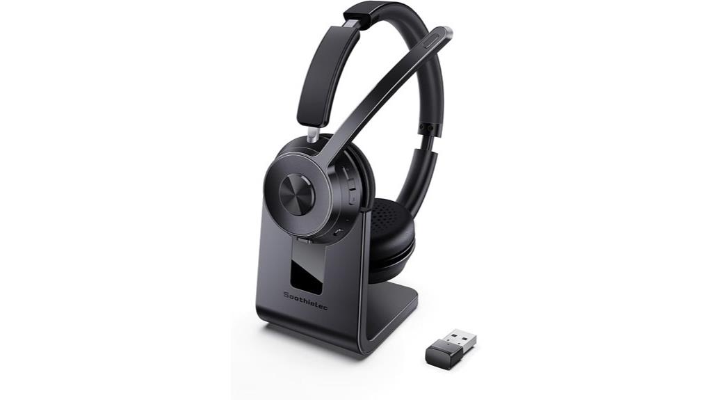 wireless headset with microphone