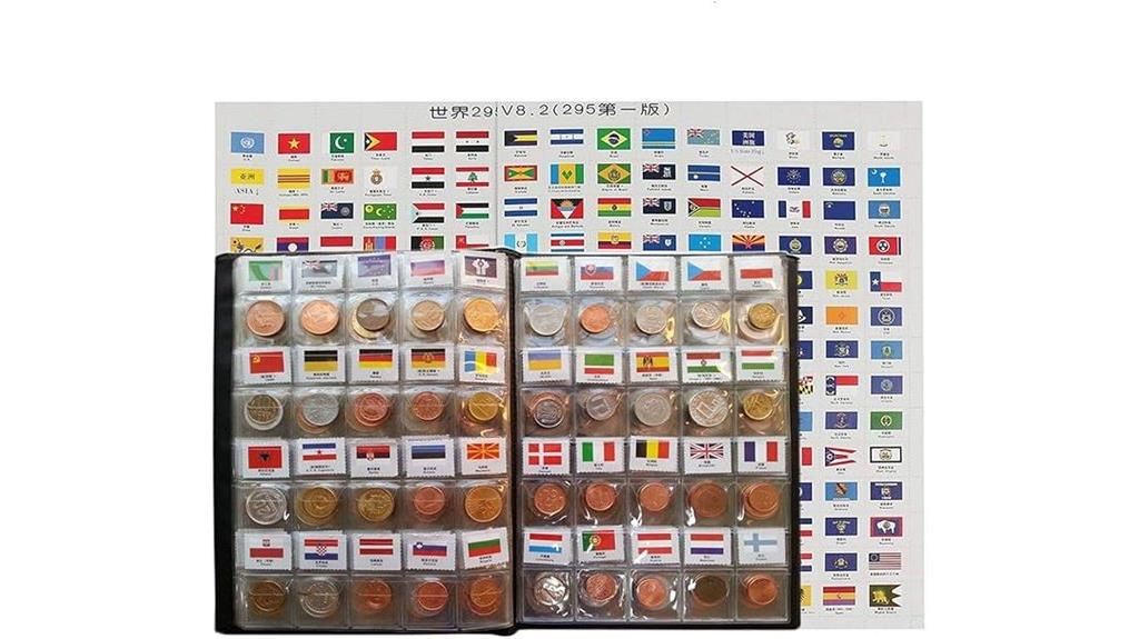 worldwide coins leather album
