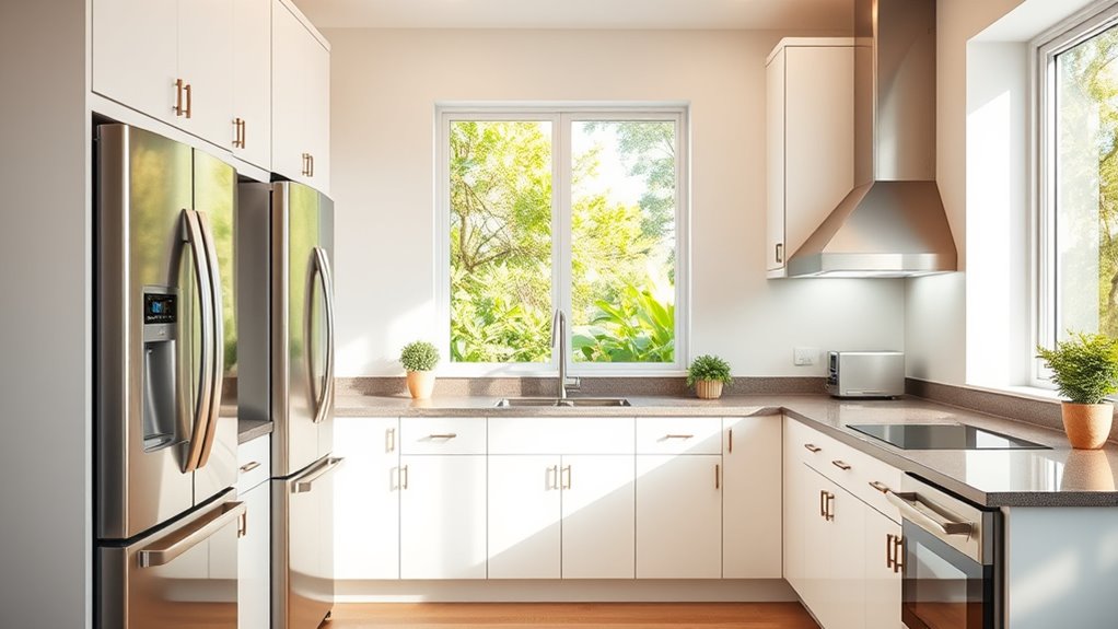 energy efficient appliances and lighting