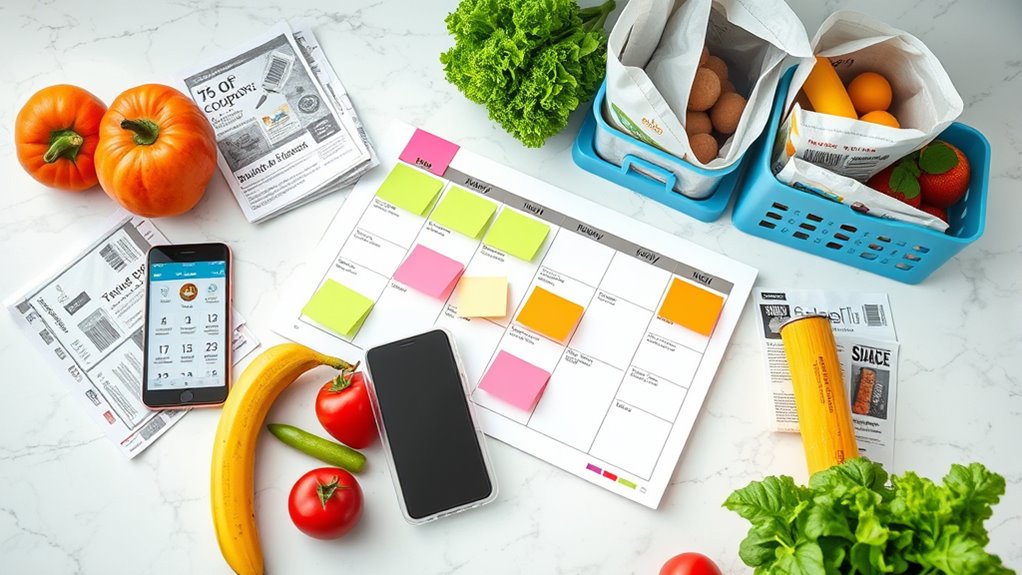 meal planning saves grocery money