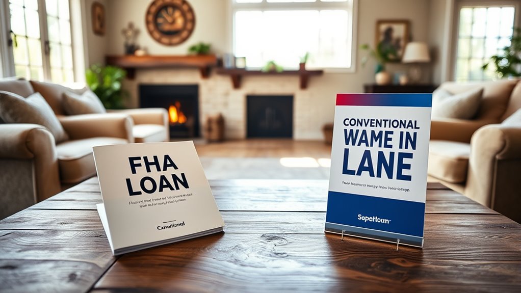 compare fha and conventional