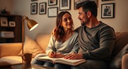 discussing finances openly together