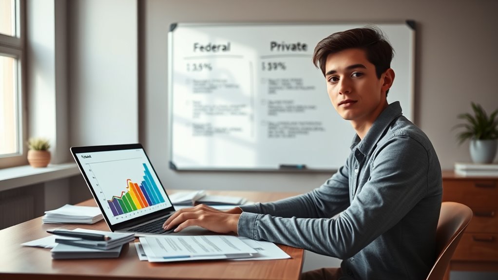 federal vs private student loans