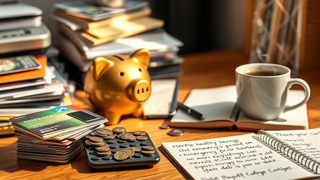 prioritize savings versus debt