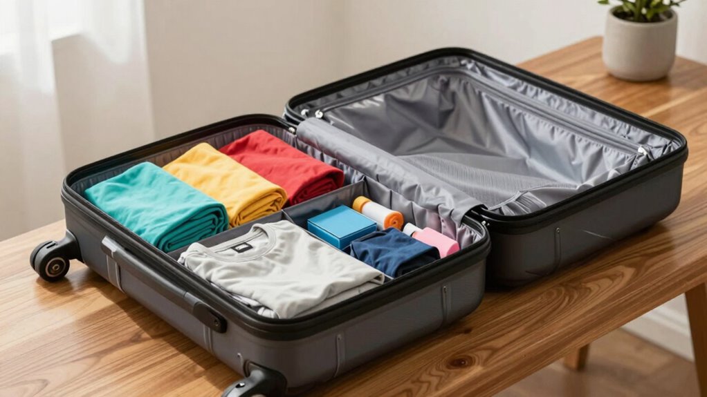 efficient organized travel packing