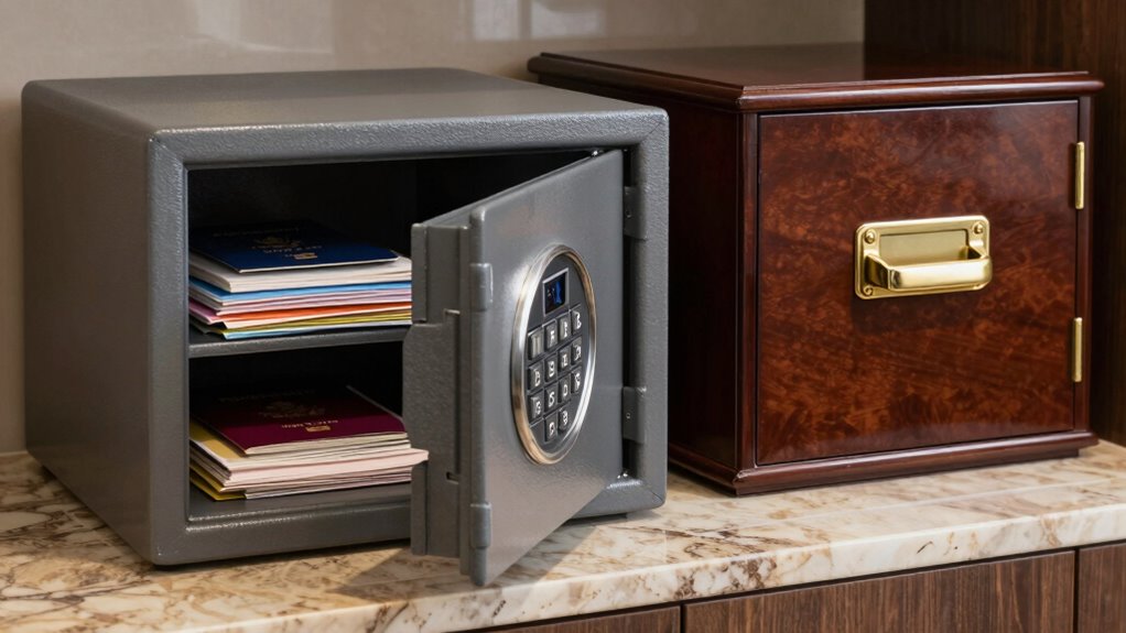home safes versus bank vaults