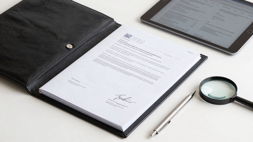 legal and financial documentation preparation