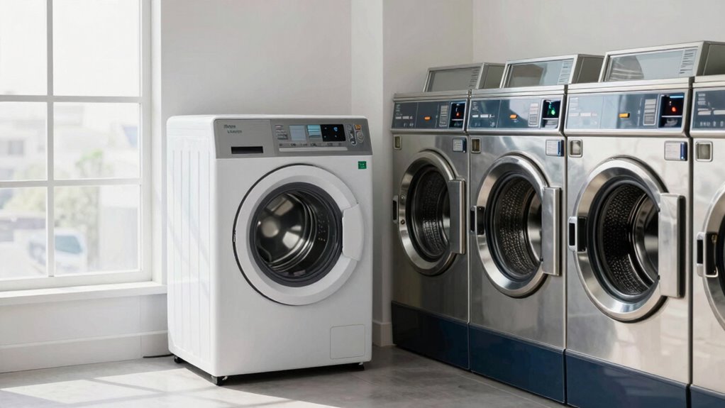 portable quiet energy efficient laundry