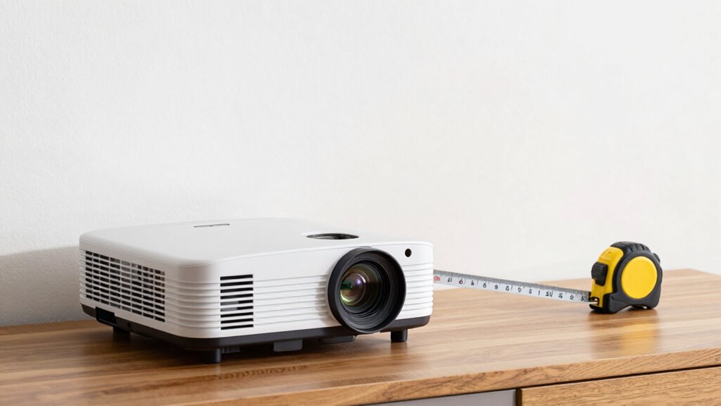 projector throw distance considerations