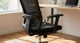 proper office chair adjustment