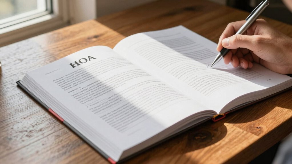 read hoa rules thoroughly