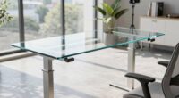 top glass desk options