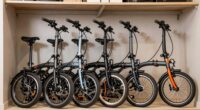 top small space folding e bikes