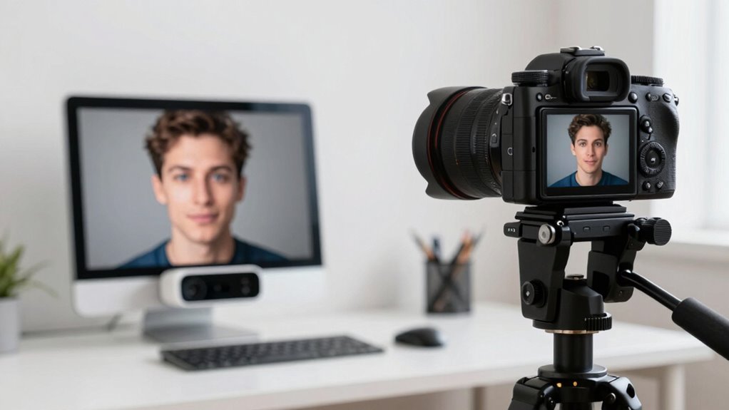 webcam vs mirrorless camera