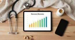 Recovery-percentile tracker for orthopedic surgery patients