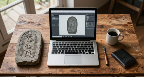 Inside The Fusion Of AI And SVG Carving In 'The Runestone Field'
